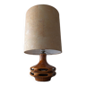 Glazed ceramic lamp from the 60s/70s West Germany