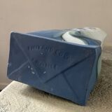 Vintage crumpled porcelain vase