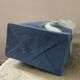 Vintage crumpled porcelain vase