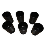 6 verres noirs (Broadway Dept. Store)