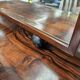 1940s Art Decò sideboard in walnut burl with mirror