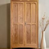 Parisian-style pine wardrobe, renovated