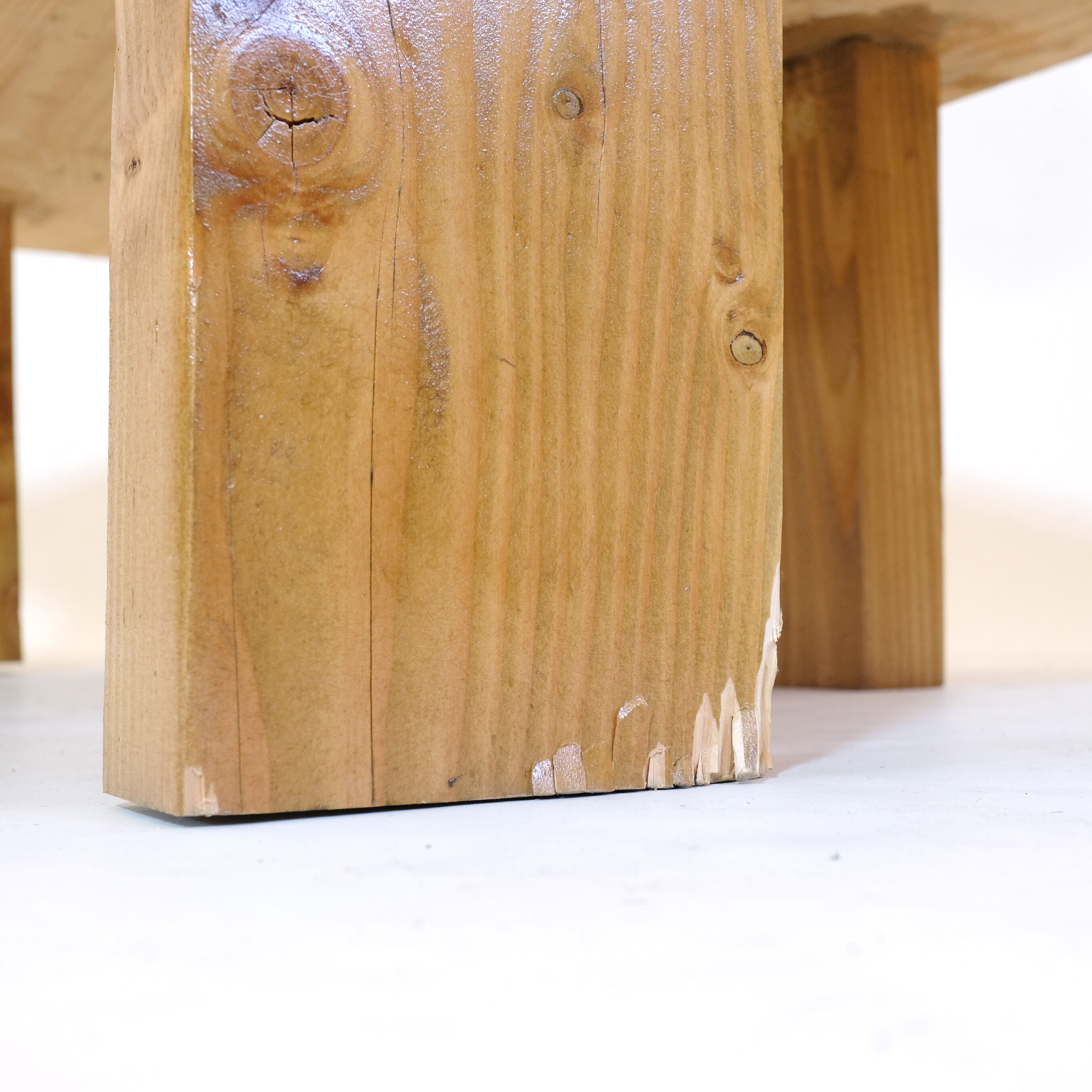 Solid pine coffee table from the 70s and 80s