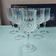 6 verres à pied en cristal
