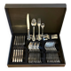 Christofle 48-piece flatware ribbon set, near mint condition