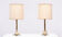 Two Classic Colum Table Lamps, 1960s, France