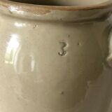 Eared stoneware pot