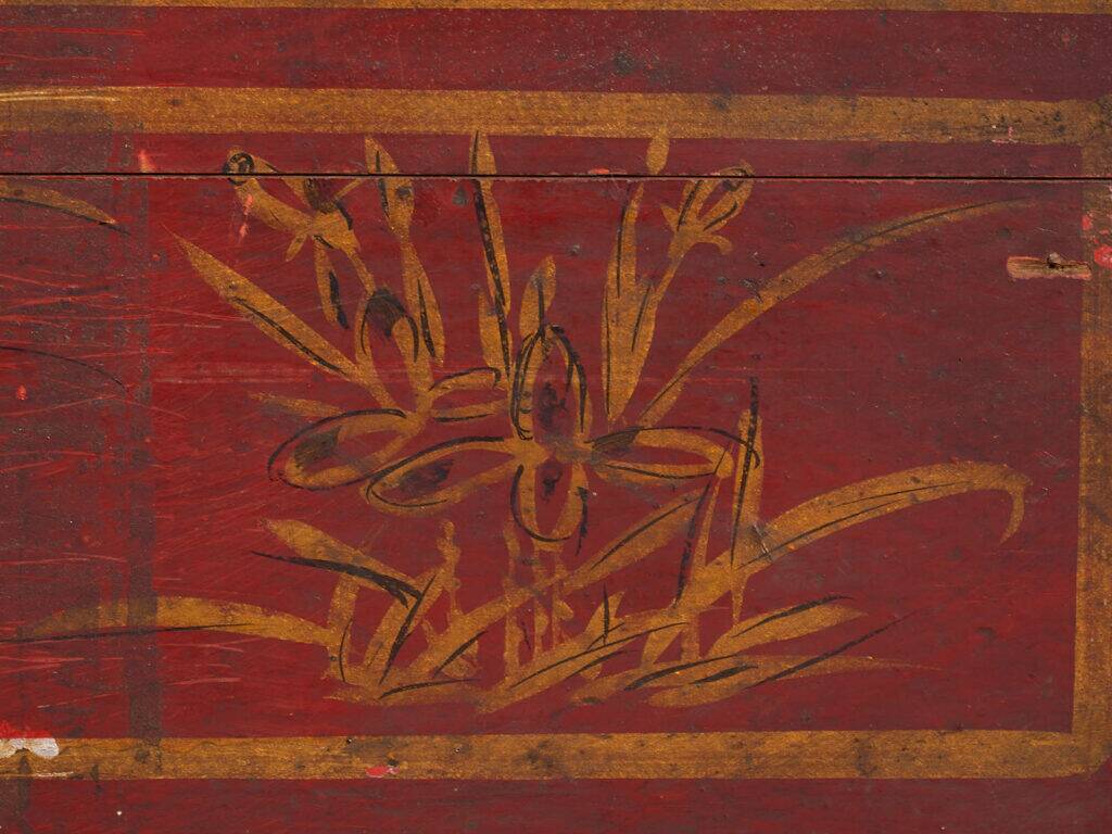 Old red chest (circa 1900) #40