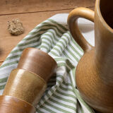 Digoin stoneware orangeade service 1960-70