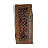 Old caucasian carpet gendje handmade 106cm x 222cm 1880s, 1b519
