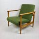 Light Green Boucle GFM-142 Armchair attributed to Edmund Homa, 1970s