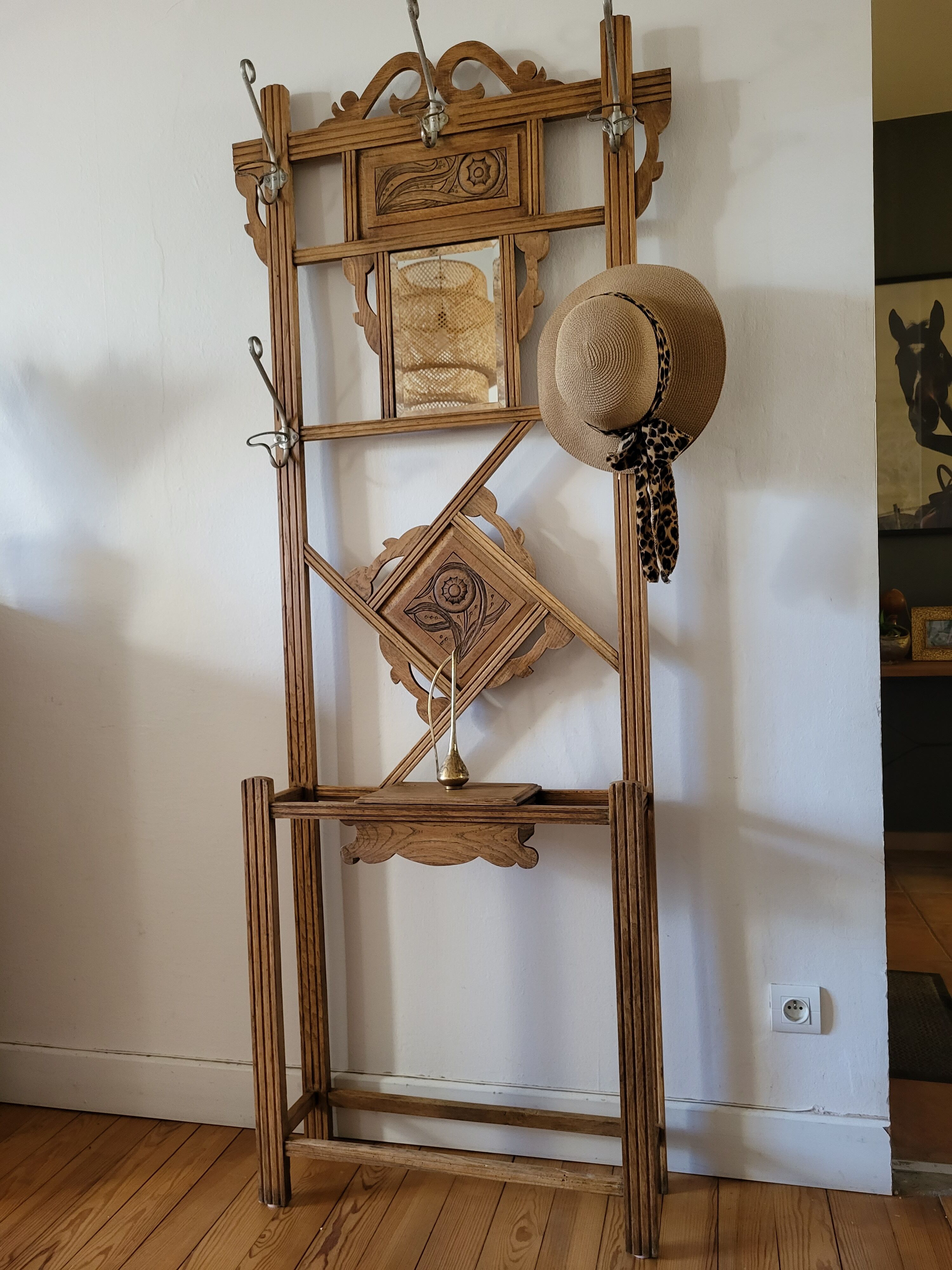 Art deco cloakroom/coat rack