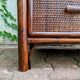 Vintage rattan chest of drawers