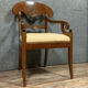 Biedermeier office chair in mahogany nineteenth century