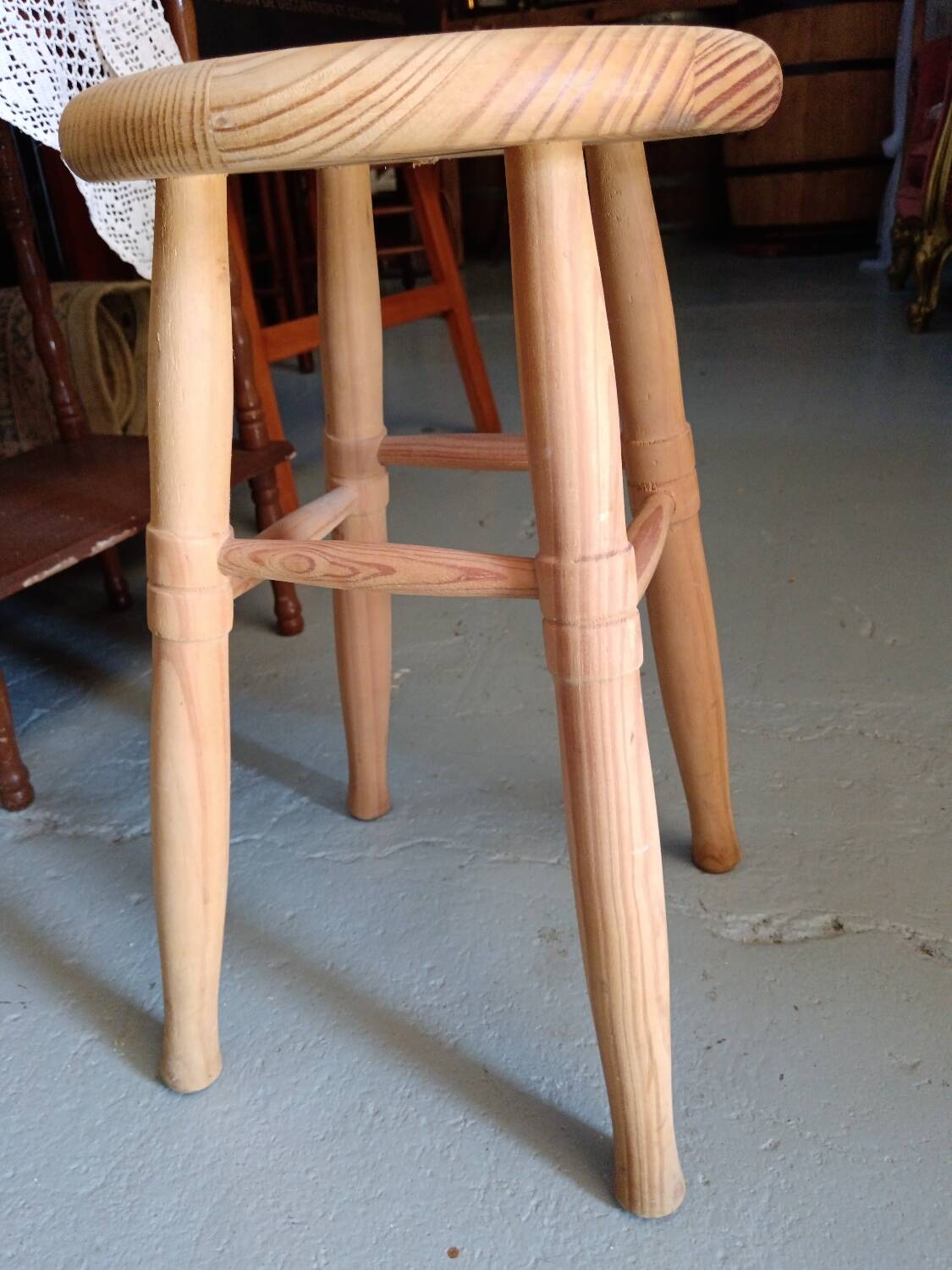 Wooden stool