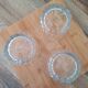 Water or whisky glasses in cut glass