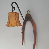 Ox harnass wall lamps / farm house / rustic