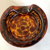 Empty glass pocket blown tortoiseshell 1970 XL