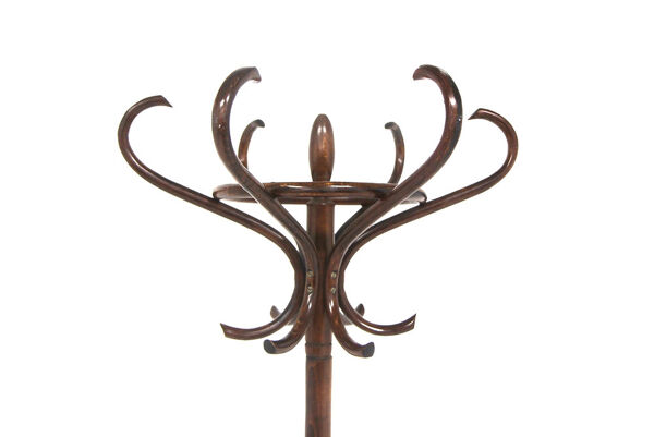 Porte-manteau perroquet en hêtre, Suède, 1960