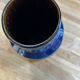 Vintage Germany Bay Deep Blue Vase