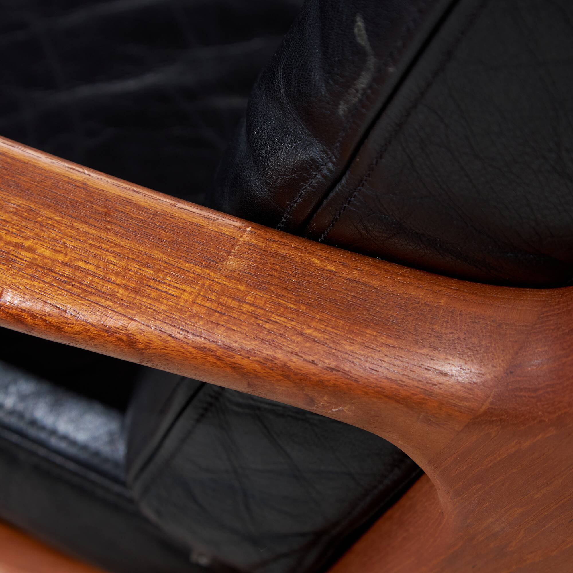 Senator Leather Sofa Set by Ole Wanscher for France & Søn, 1960s, Set of 3 (MK10221)