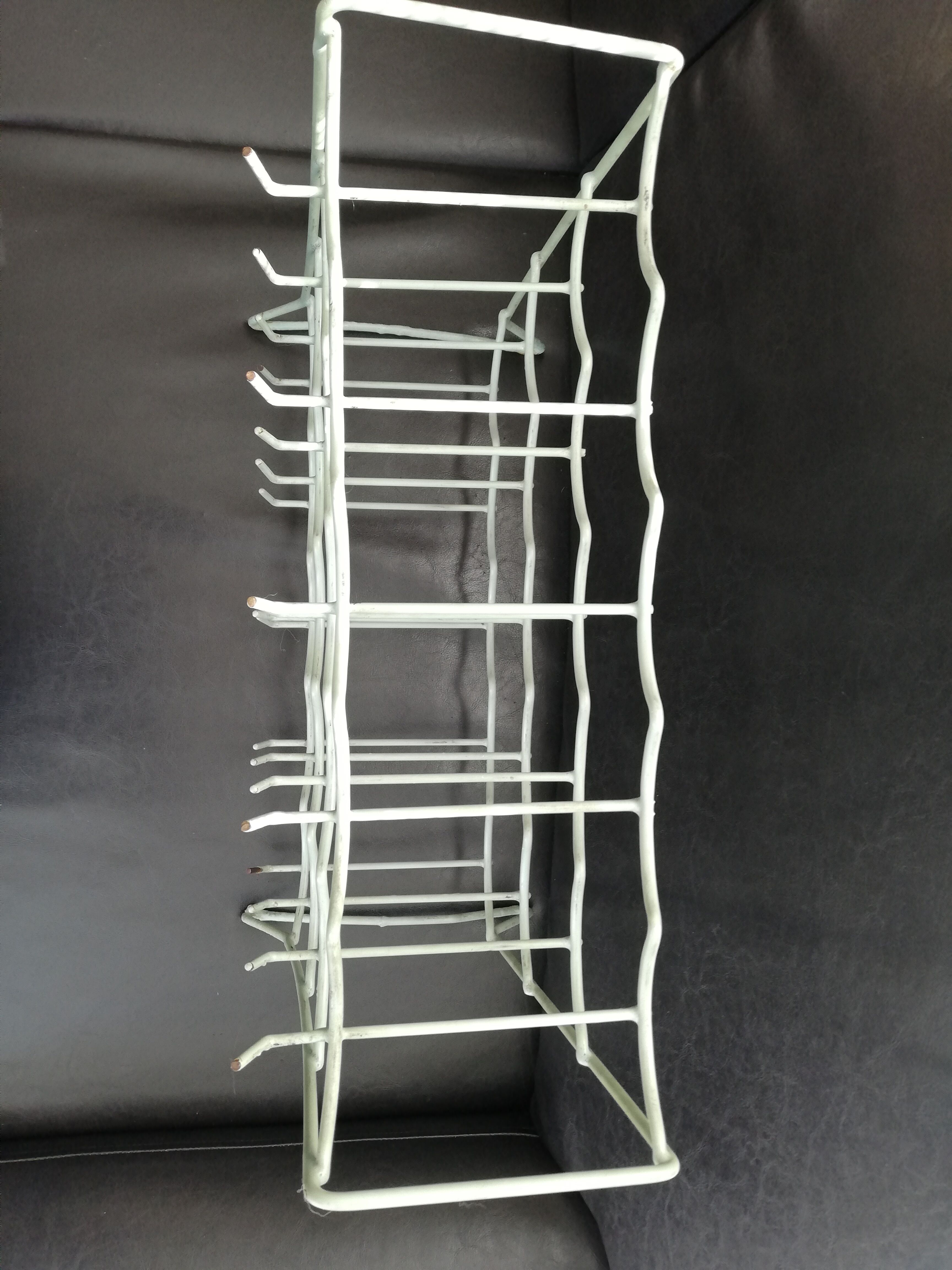 Metal bottle holder Céladon green