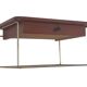 Vintage Floating Wall Shelf With Drawer, Teak String Rack 60's Design