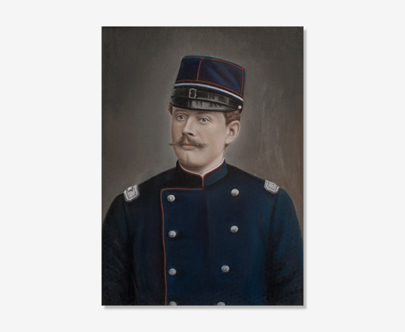 Portrait homme 1900 tirage d’art