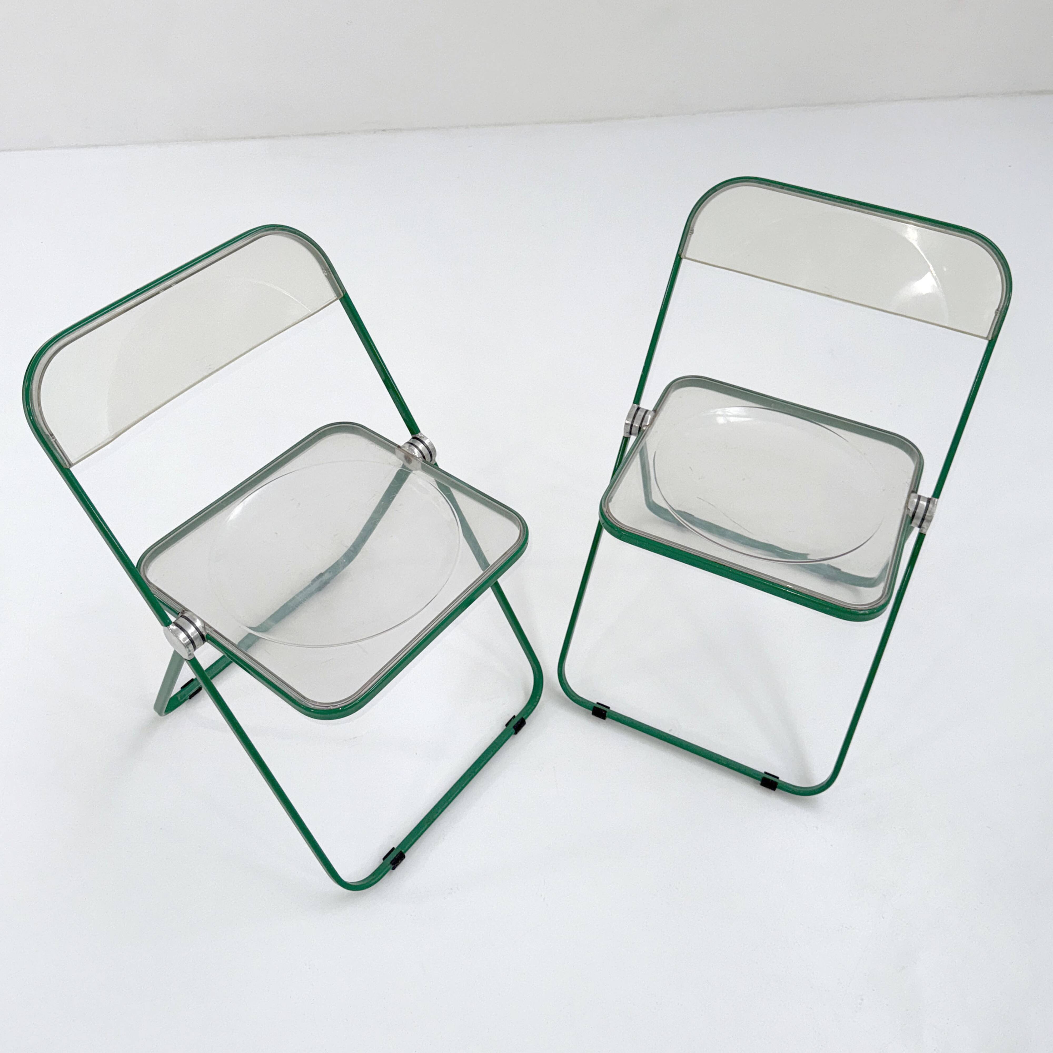 Green Plia Chair by Giancarlo Piretti for Castelli, 1960