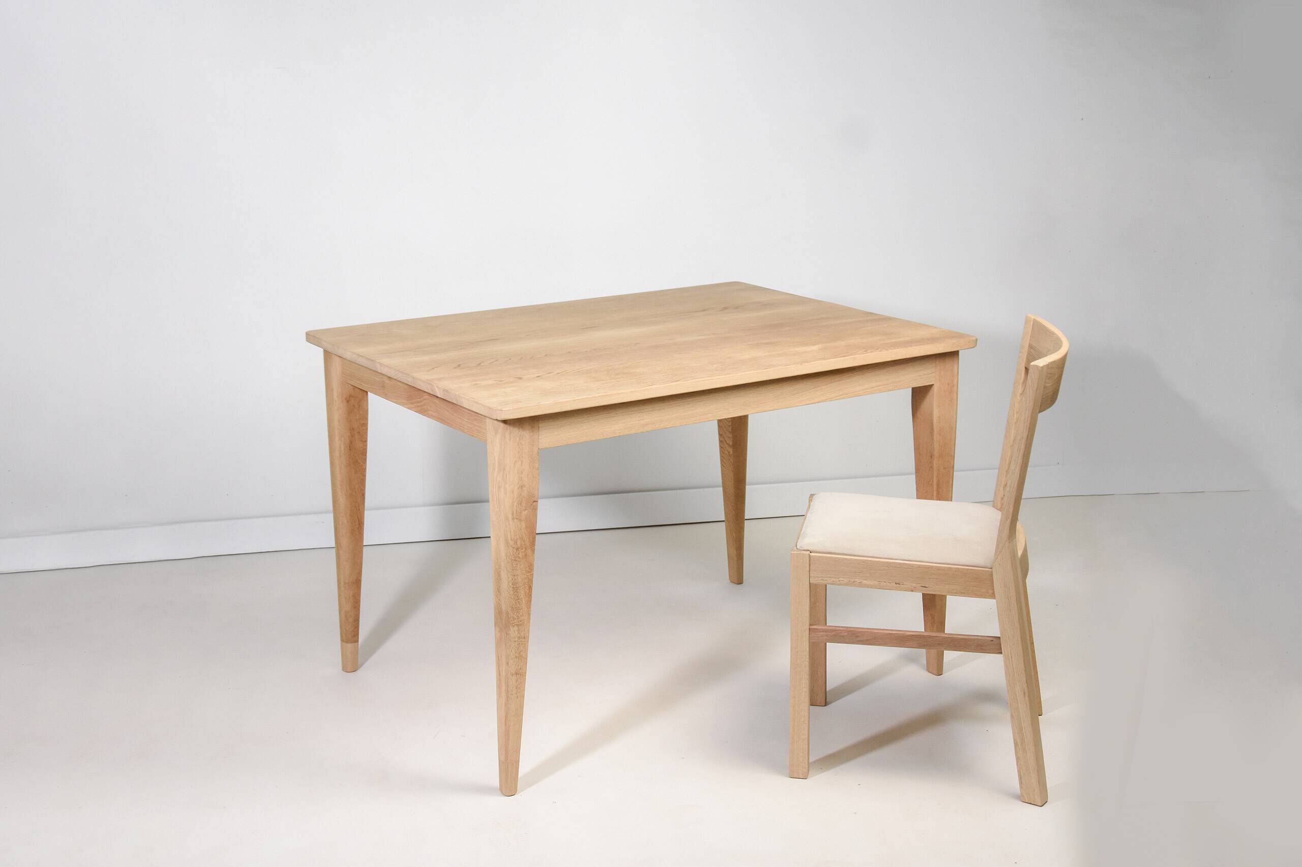 Vintage light oak table