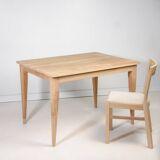 Vintage light oak table