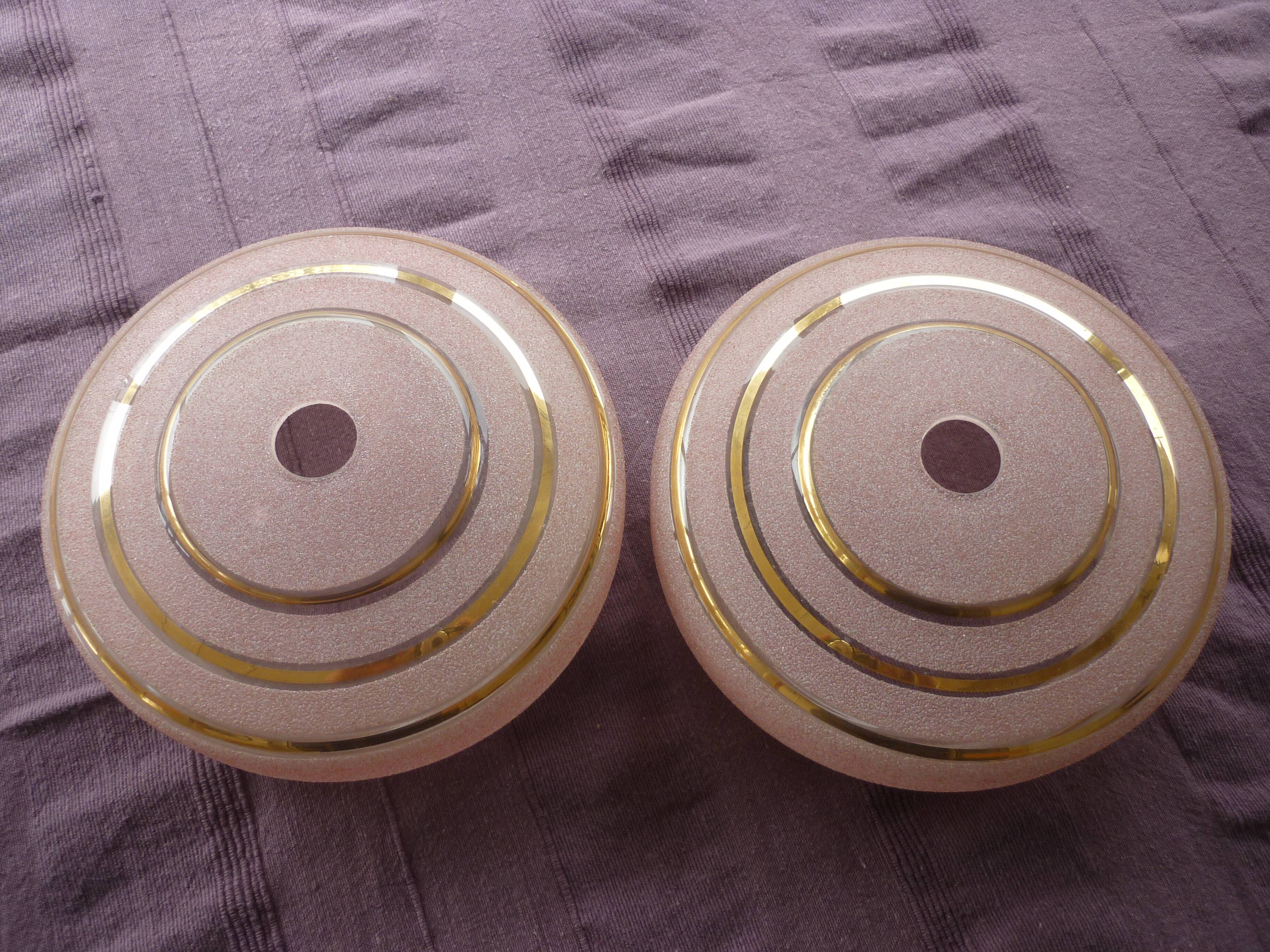 2 days offal in pink granite glass