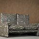 Vintage Maralunga two-seater sofa by Vico Magistretti for Cassina (1970) in Myth velvet