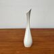 White sculptural German vase from the mid-century by Peter Müller for Sgrafo Modern, 1960s.
