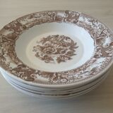 Assiettes verre opale