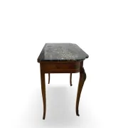 Table console avec plateau en marbre – 19e siècle