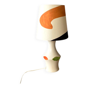 Lampe vintage en céramique