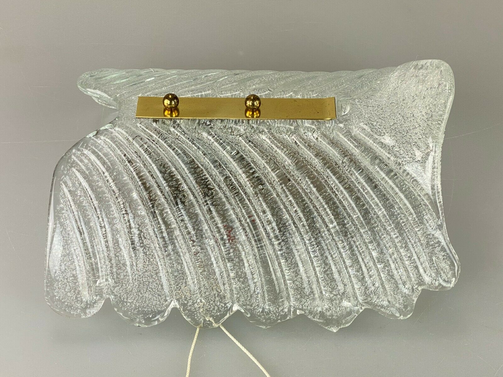 60s 70s lamp light wall lamp wall lamp ice glass space age design