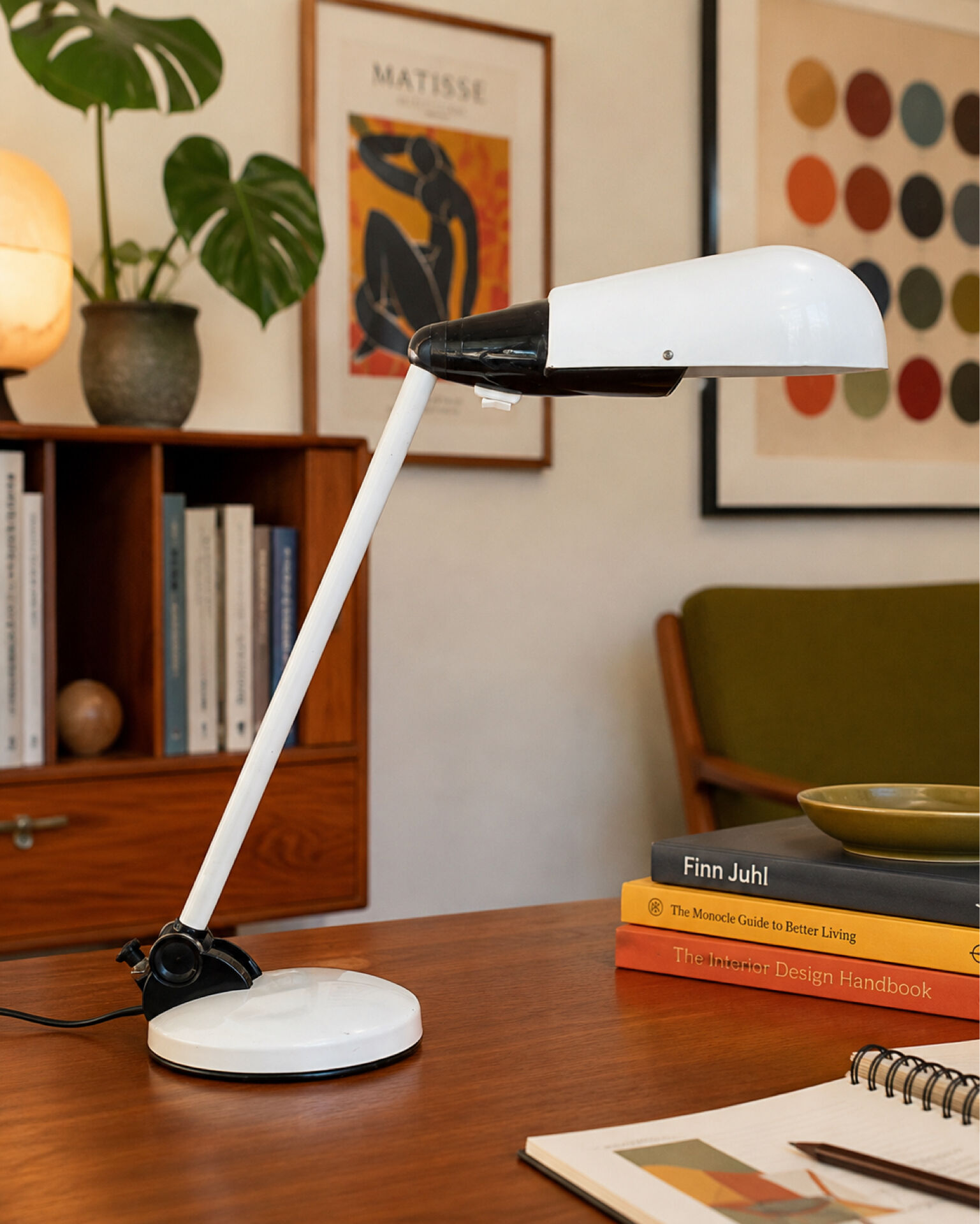 Vintage desk lamp Marina Malabotti Italy 1970