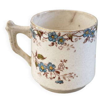 Gien polychrome ironstone coffee cup