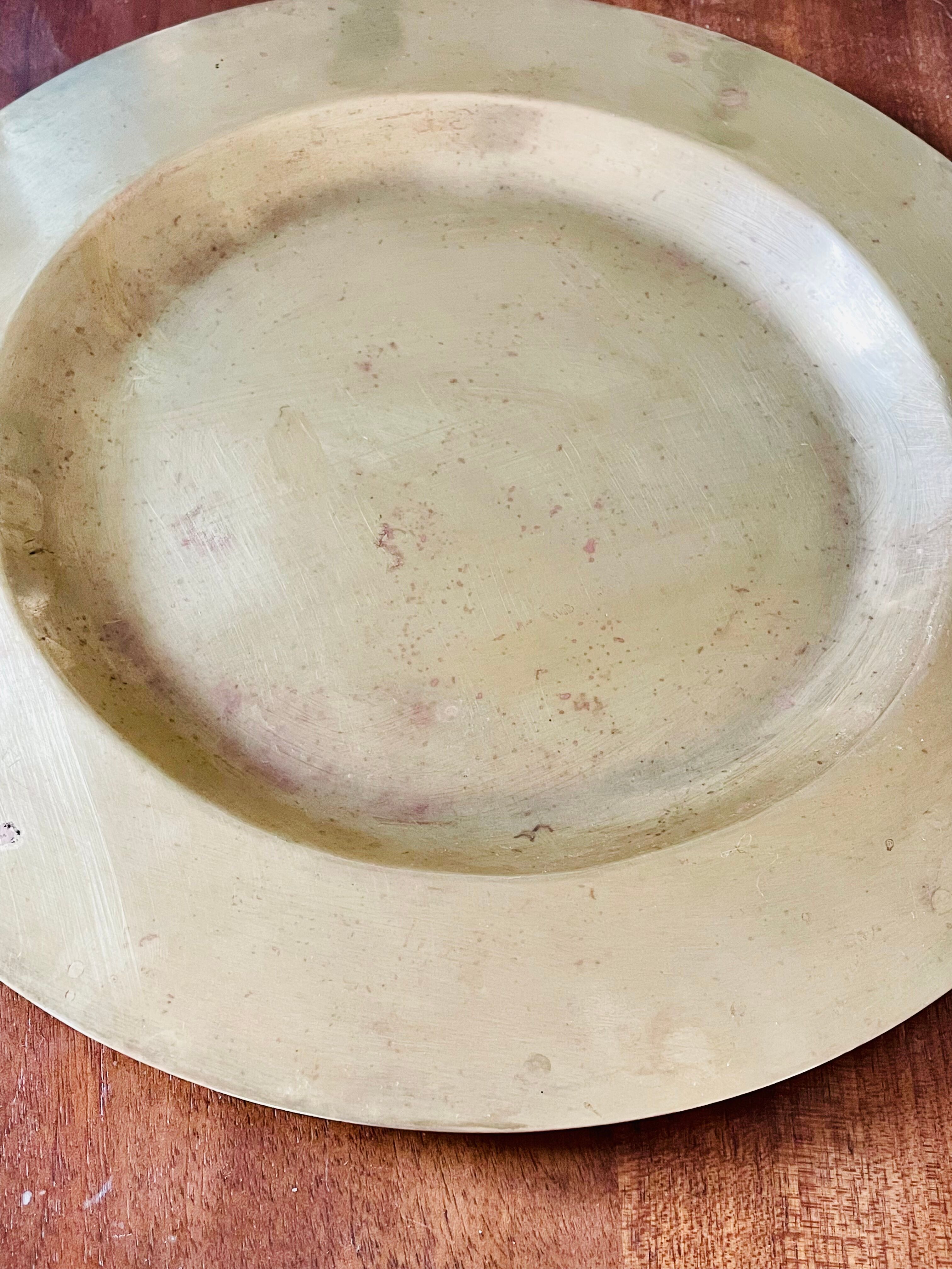 Brass pocket trays 30cm