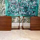 2 tables d'Appoint en teck par Hans Olsen
