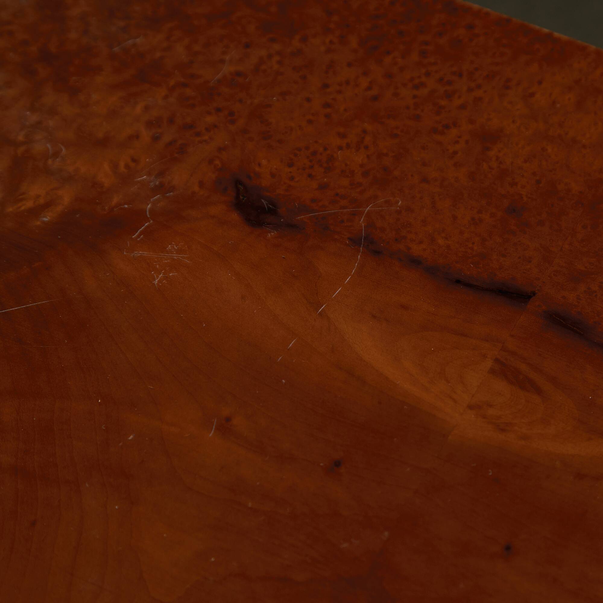 Low Square Coffee Table with Hexagon Patterns