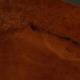 Low Square Coffee Table with Hexagon Patterns