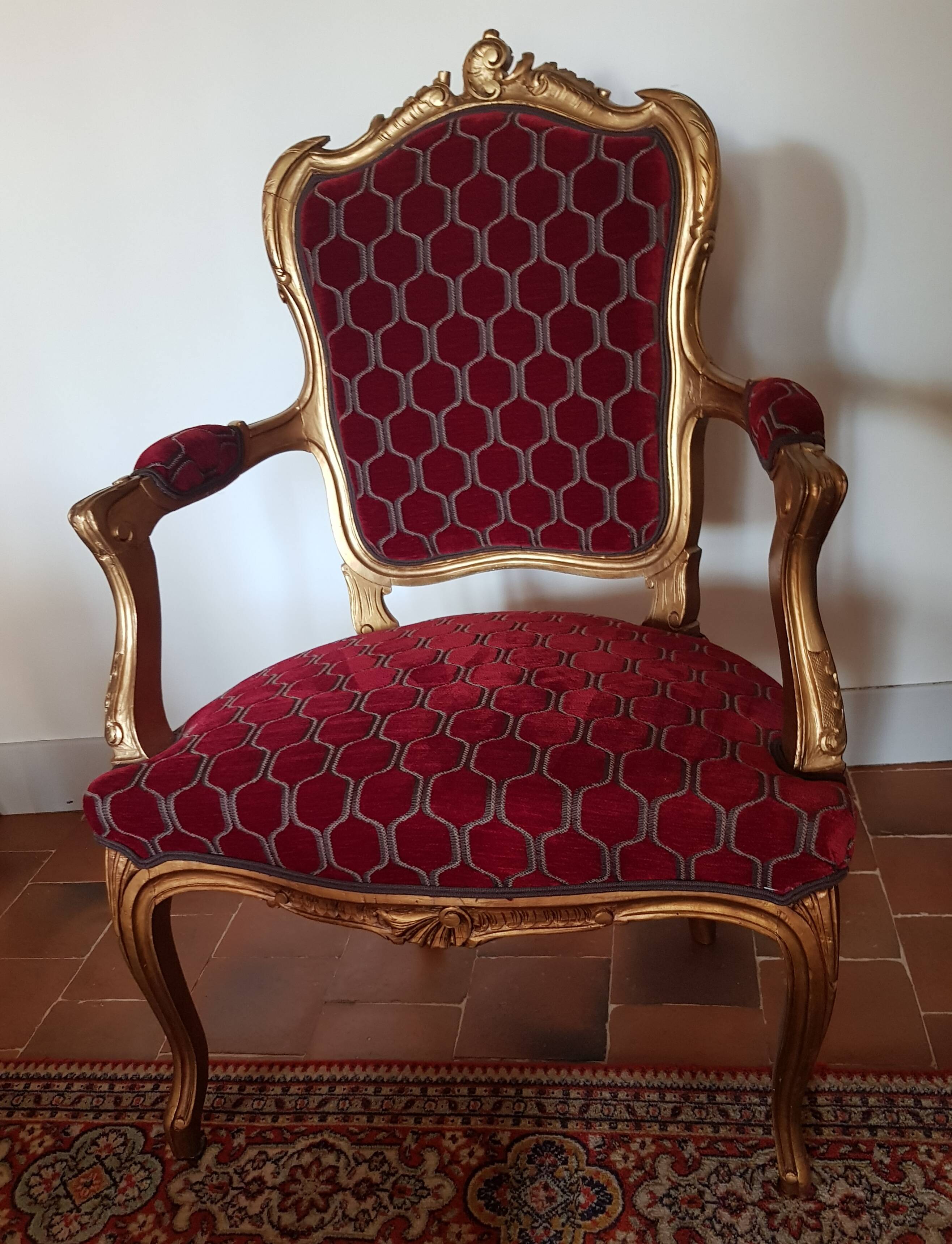 Armchair louis xv