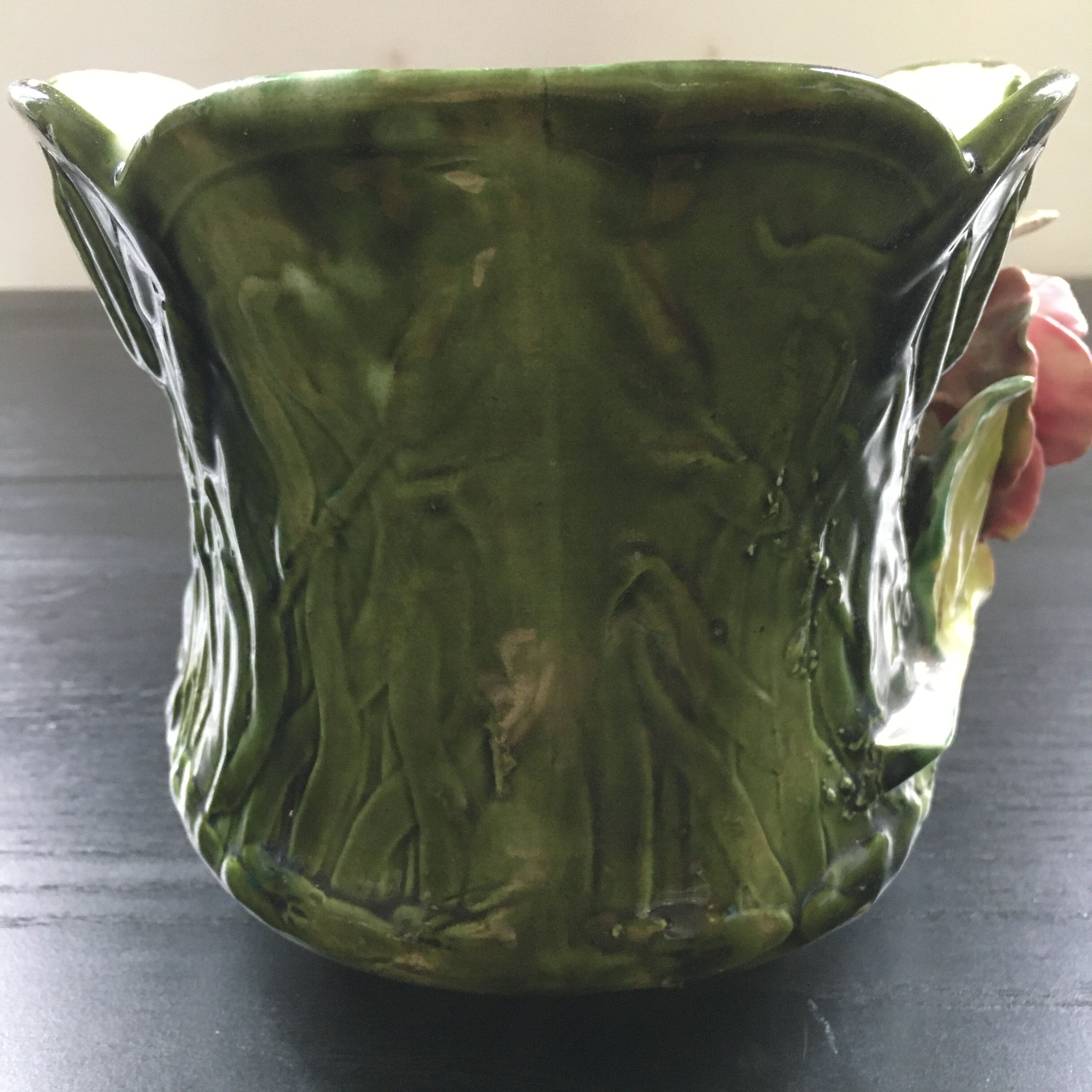 Jardinière festonnée  barbotine