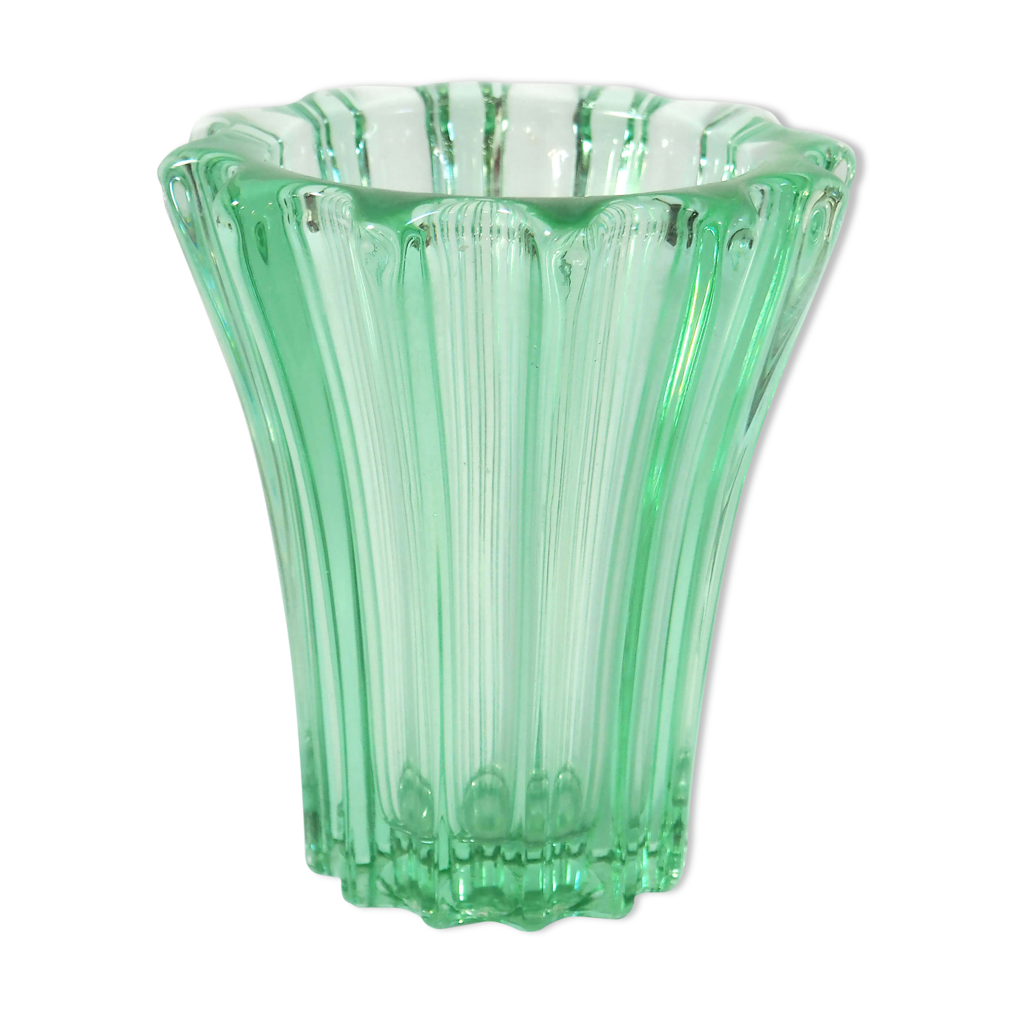 Avesn crystal art deco vase