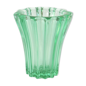 vase art déco en cristal