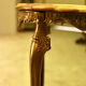 Antique gilded rococo gueridon with 2 onyx tops – Napoleon III