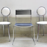 Chair black scoubidou design